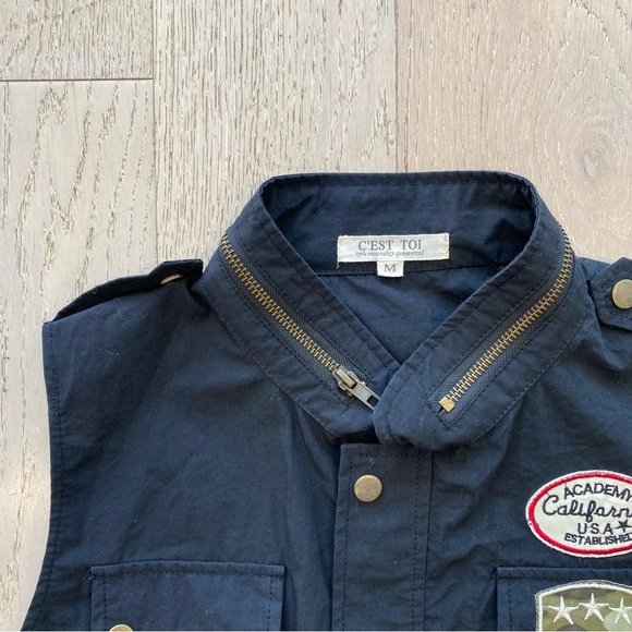 C’est Toi Military Inspired Vest - Picture 3 of 9